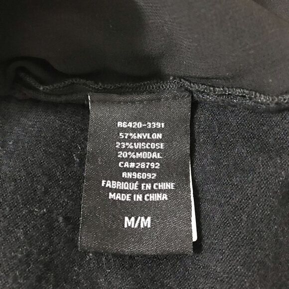 Renuar black layered blouse size M - Picture 6 of 9